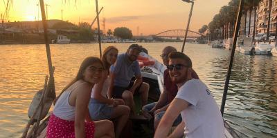 FOLLOWEXP-Paseos en Barca por el río Júcar en Cullera-Boat trips on the Júcar river in Cullera.-Passejos en Barca pel riu Xúquer en Cullera