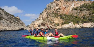 Kayak Javea-En kayak y snorkel a la Cova Tallada y Cala Granadella-Kayak & snorkel tours to Cova Tallada and Cala Granadella-En kayak i snorkel a la Cova Tallada i Cala Granadella