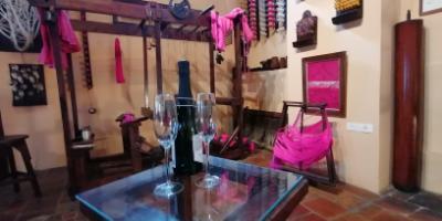 Museo del Vino de Sisternas-Cava y seda-cava and silk-cava y seda