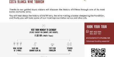 Bodega Las Virtudes-Visita enológica con degustación-Wine tour with wine tasting-Visita enològica amb degustació