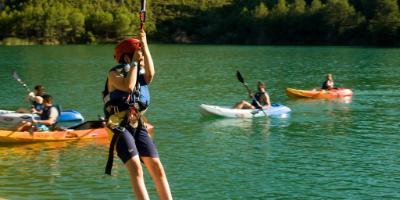 Viunatura-Multiaventura embalse de Alcora-Multi-adventure Alcora reservoir-Multiaventura embassament de l'Alcora