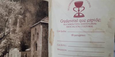 Camino del Santo Grial-Credencial de Peregrinación-Pilgrimage Credential-Credencial de Peregrinació