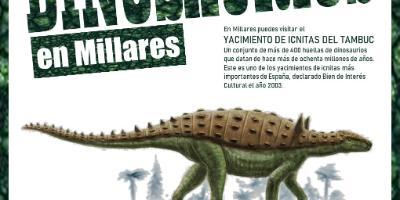 ALBERGUE DE MILLARES-Dinosaurios en Millares-Dinosaurs en Millares-Dinosaures en Millares