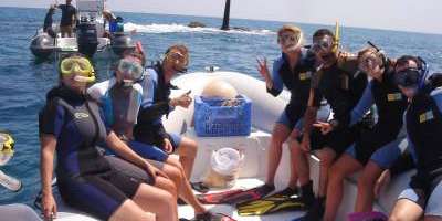 Centro de Buceo Delfin Cullera-Snorkel en Cullera desde barco-Snorkelling from a boat in Cullera-Snorkel en Cullera des de vaixell