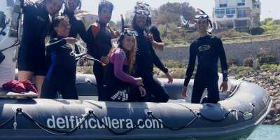 Centro de Buceo Delfin Cullera-Snorkel en Cullera desde barco-Snorkelling from a boat in Cullera-Snorkel en Cullera des de vaixell