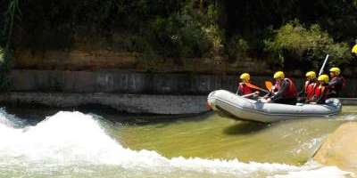 Sargantana Aventura-Rafting por el río Mijares-Rafting on the river Mijares-Ràfting pel riu Millars