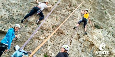 Vents de Muntanya-Iniciación a la escalada deportiva-Initiation to sport climbing-Iniciació a l'escalada esportiva