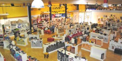 Zapatos, vino y aceite